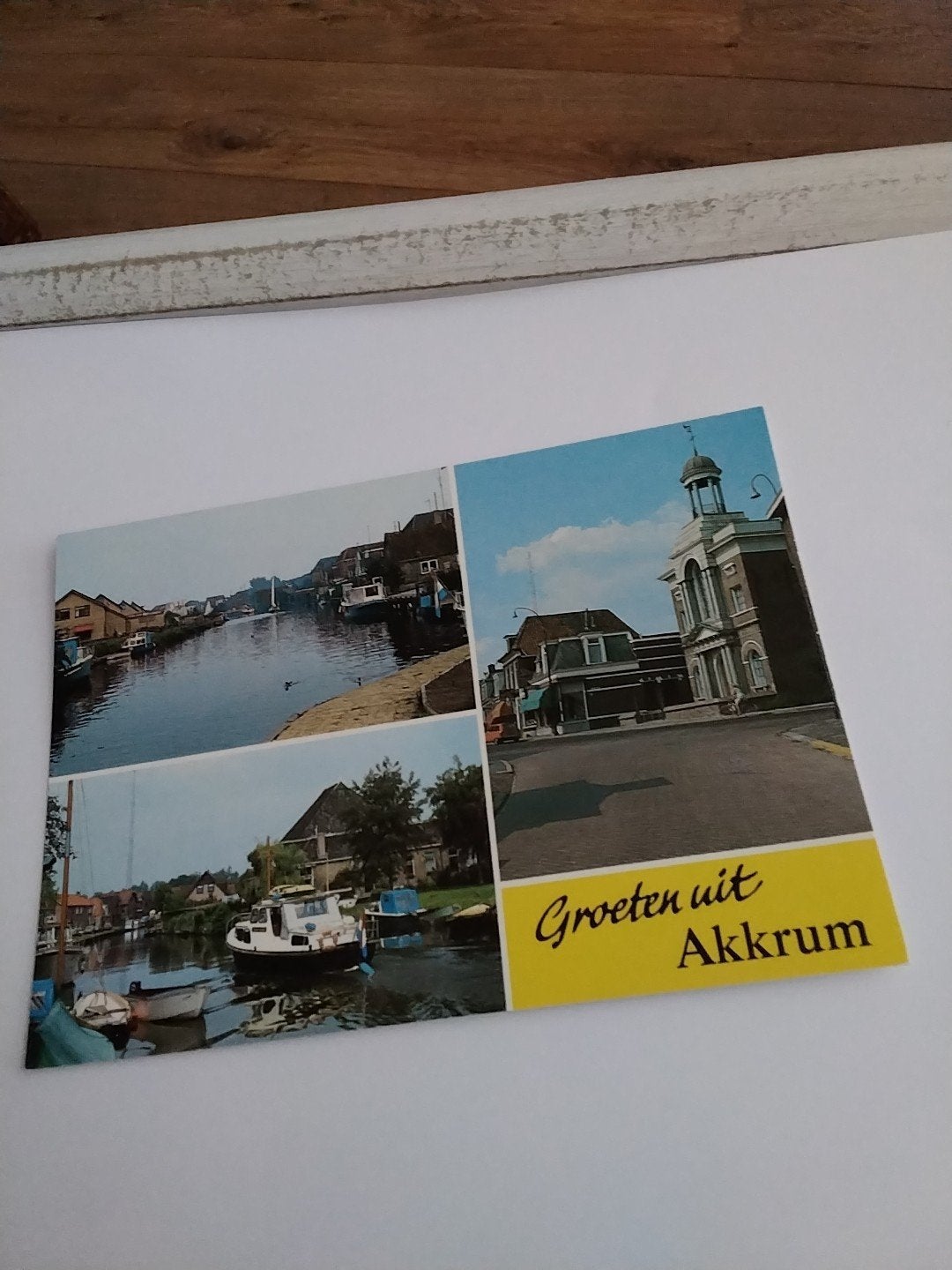 Groeten uit Akkrum - Vintage Ansichtkaart, Ophalen of Verzenden, 1960 tot 1980, Ongelopen, Friesland