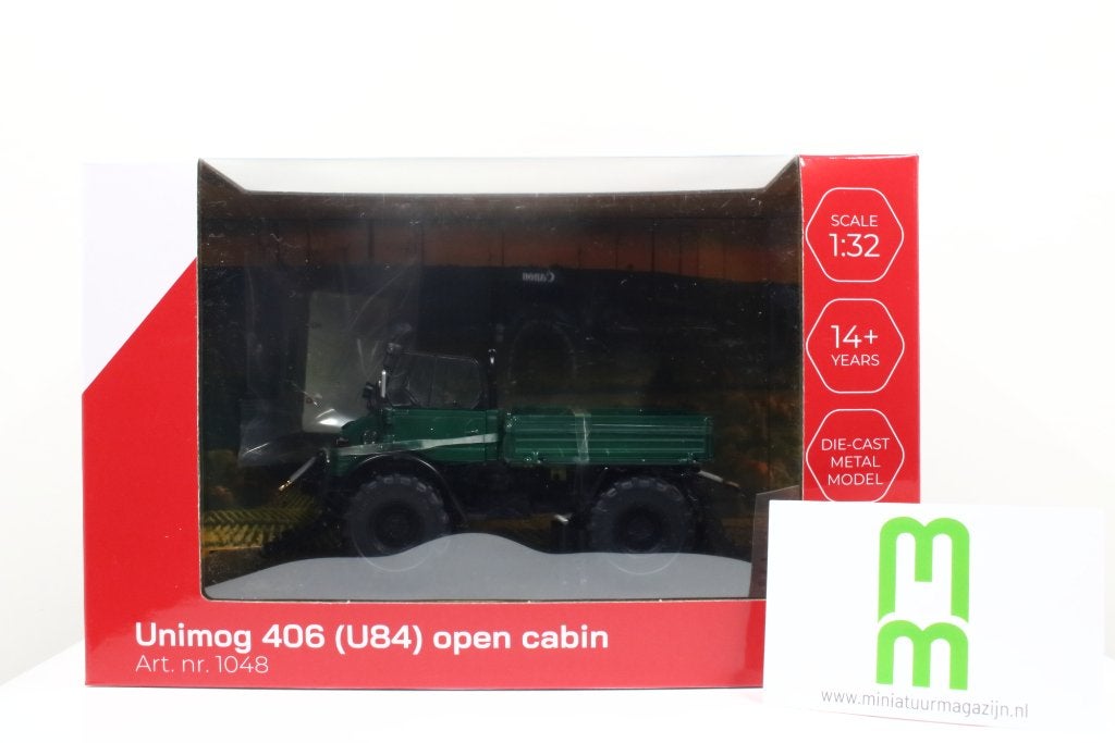 Mercedes-Benz Unimog 406 (U84) groen 1:32 Weise Toys, Verzenden, Nieuw, Tractor of Landbouw, Overige merken
