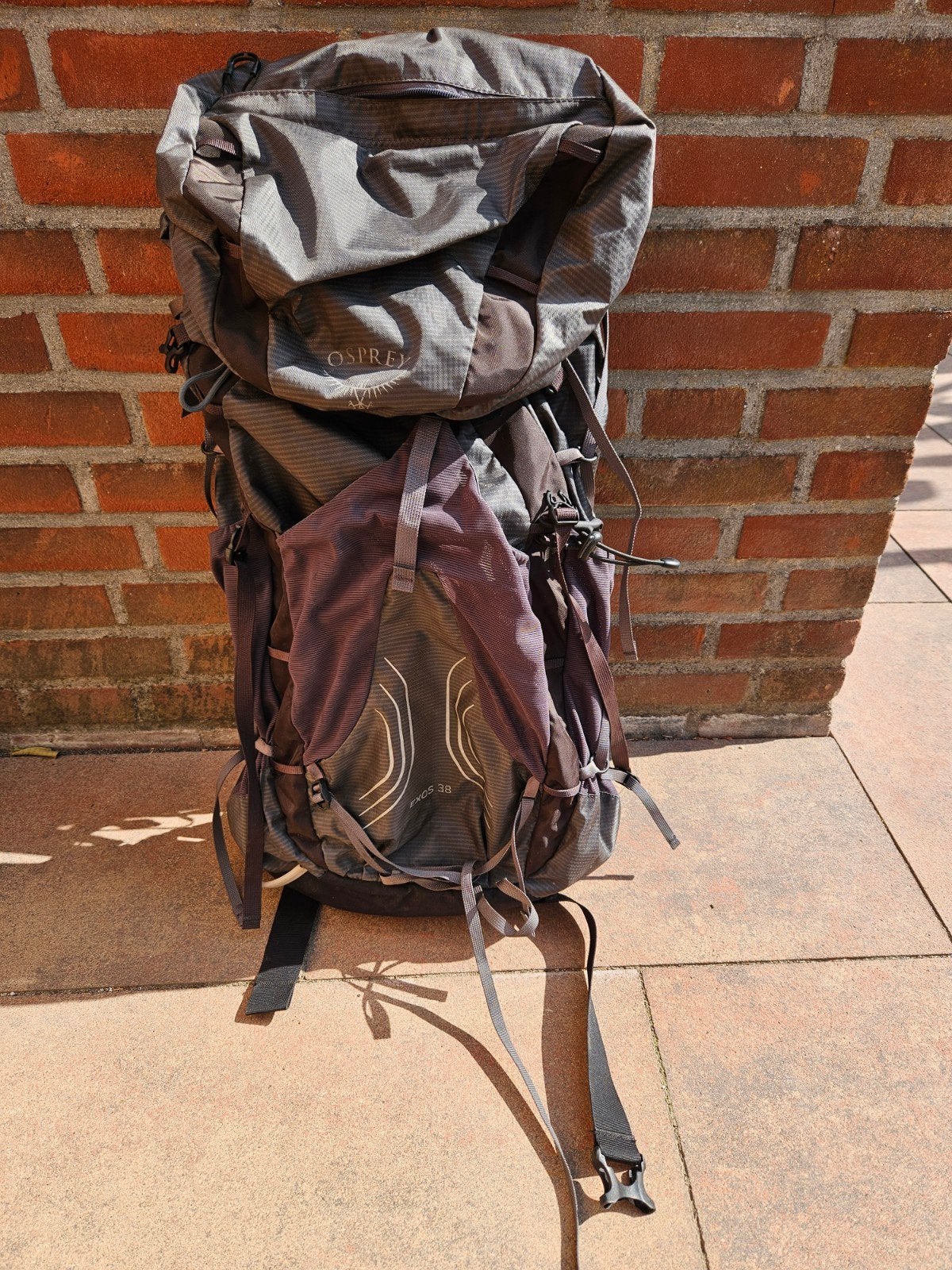 Osprey 38 backpack maat ML/XL, Ophalen, Zo goed als nieuw, Grijs, 30 cm of meer
