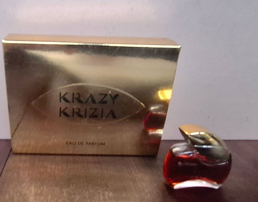 Krazy Krizia vintage parfum miniatuur 6ML, Ophalen of Verzenden, Nieuw, Miniatuur, Gevuld