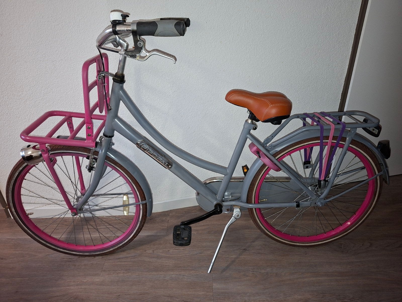 meisjes fiets popal 24 inch, Ophalen, Gebruikt, 24 inch, Handrem