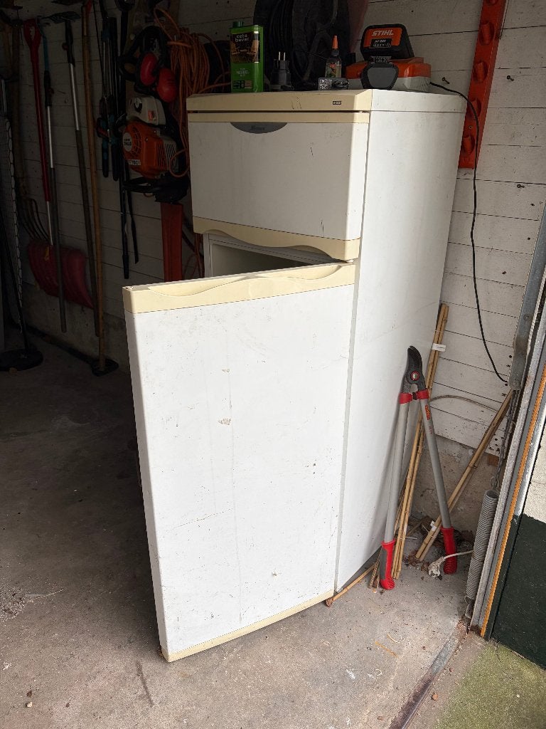 GRATIS - Koelkast diepvries combinatie, Ophalen, Gebruikt, 200 liter of meer, 160 cm of meer
