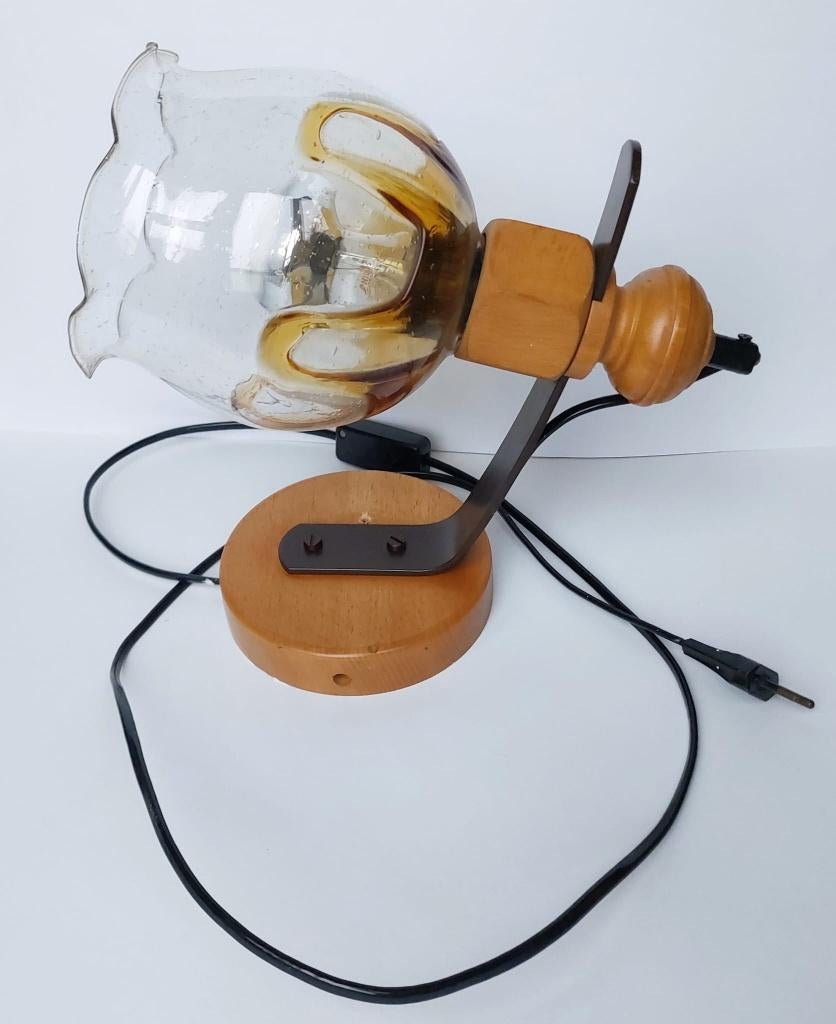 Vintage wandlamp, Huis en Inrichting, Ophalen, Gebruikt, Glas
