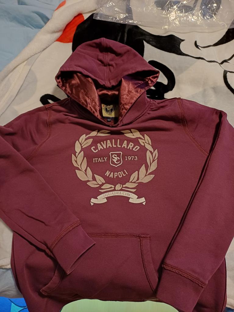 Cavallaro Napoli Hoodie Maat XL, Ophalen of Verzenden, Gedragen, Rood, Maat 46/48 (XL) of groter
