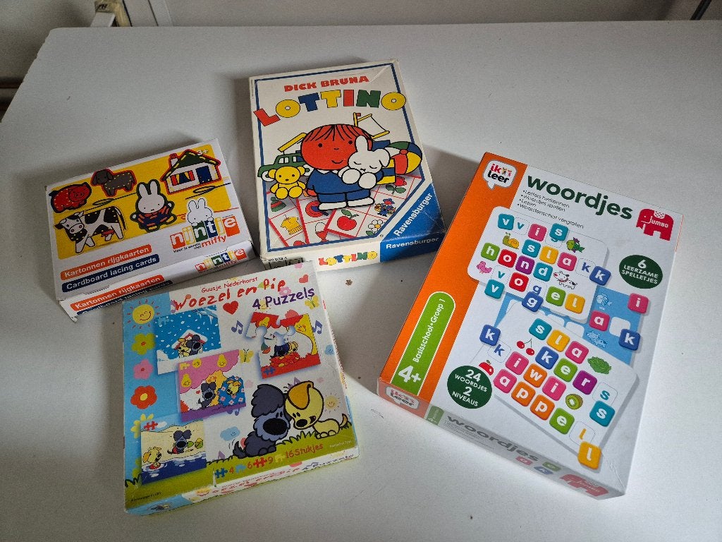 spelletjes en puzzels, Ophalen, Minder dan 10 stukjes, Gebruikt, 2 tot 4 jaar