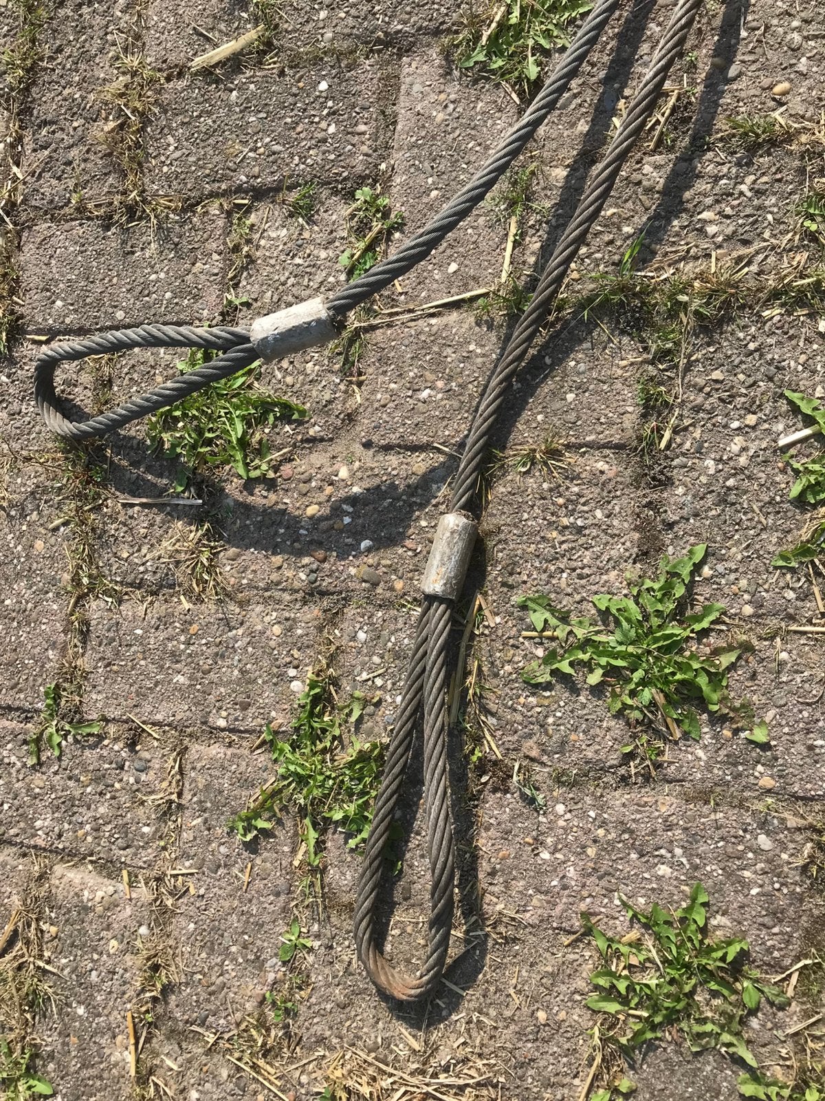 Stalenstroppen- hijsogen en spanbanden ., Ophalen, Zo goed als nieuw