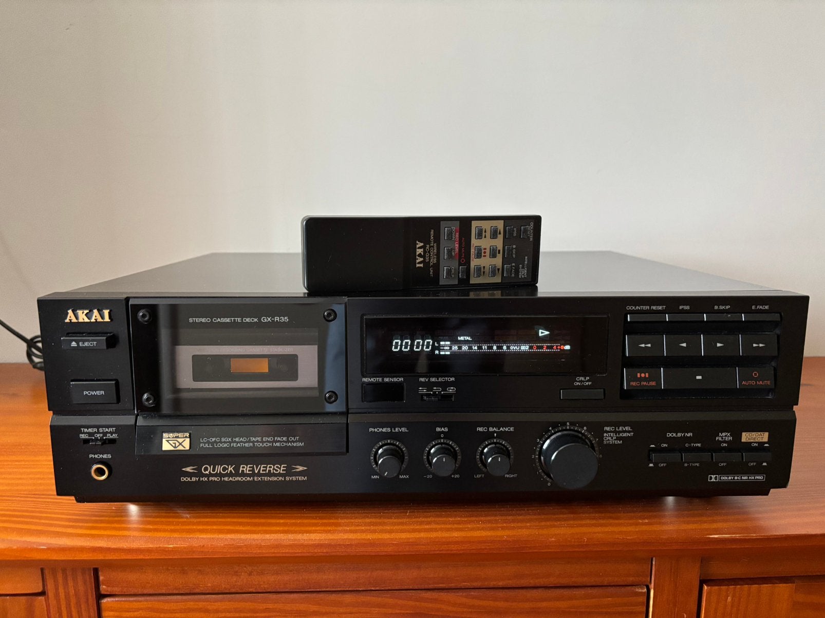 Akai high end cassettedeck, Ophalen, Akai, Auto-reverse