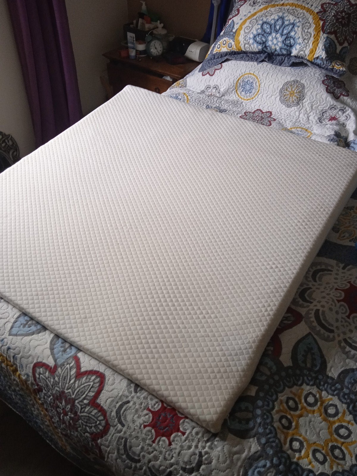Therapeutisch wig matras memory foam 100x100x10, Ophalen, 100 cm, Eenpersoons, Zo goed als nieuw