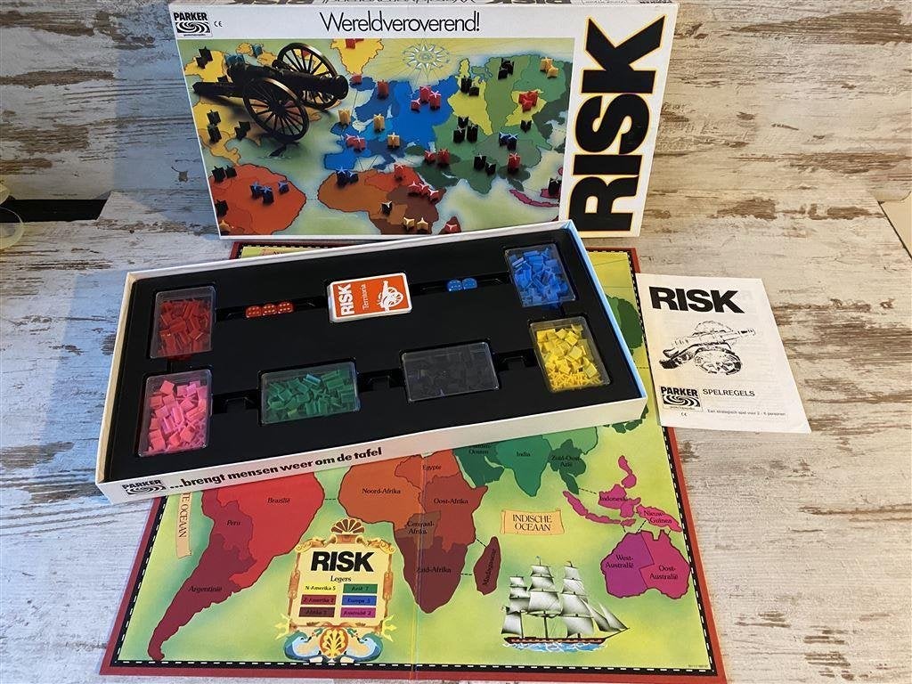 Risk wereldveroverend! Parker [s258], Hobby en Vrije tijd, Gezelschapsspellen | Bordspellen, Verzenden, Zo goed als nieuw