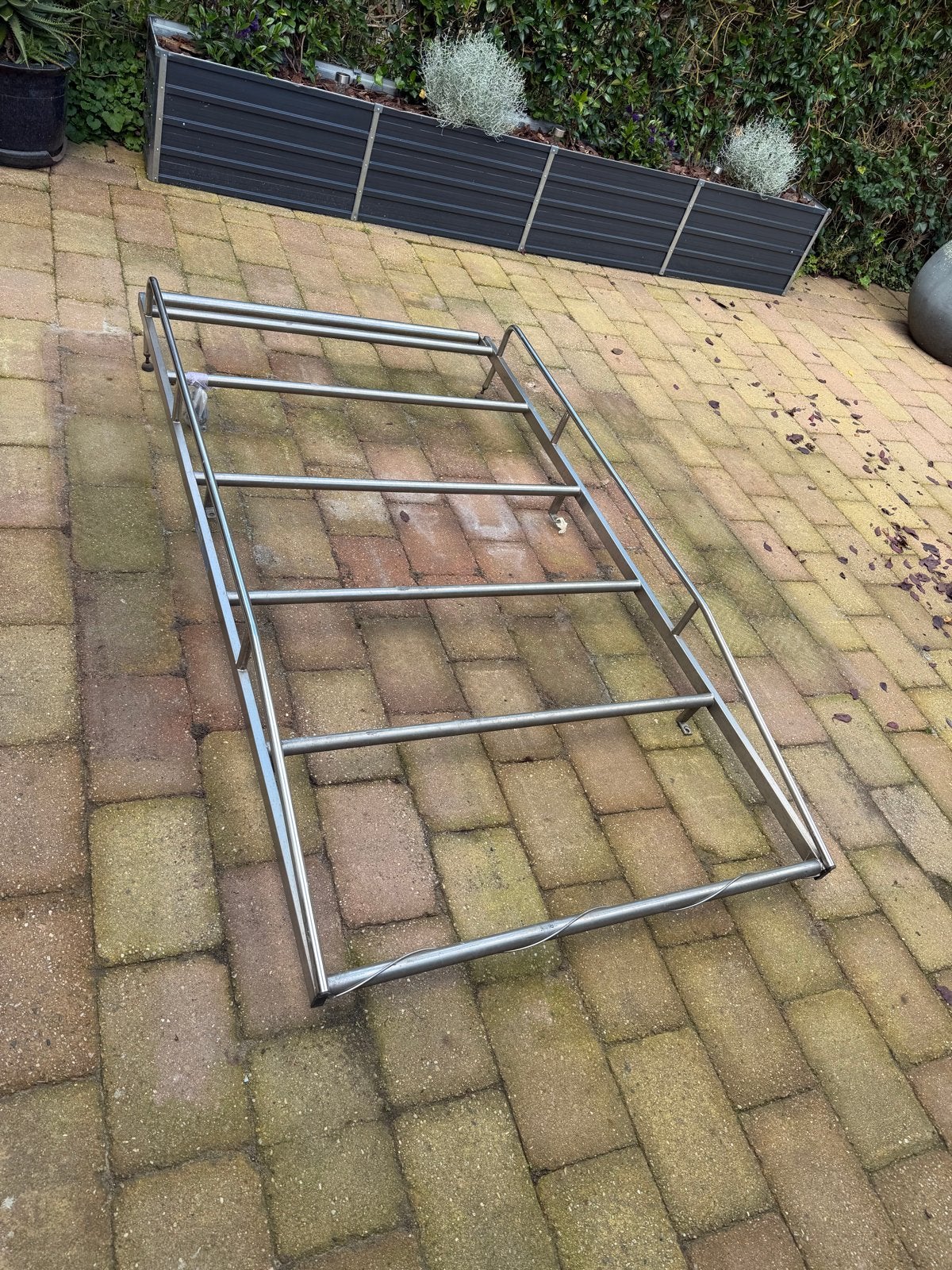 RVS Imperiaal voor VW Caddy (2007) - Geschikt voor 2 ladders