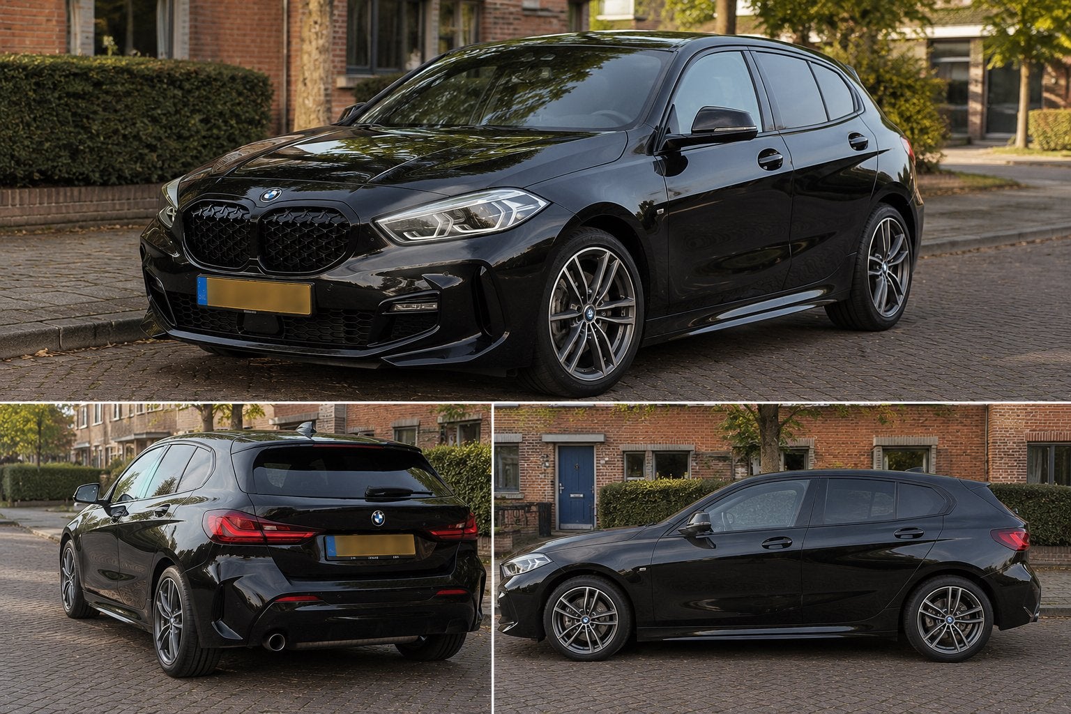BMW 1-Serie 118i 140pk Aut 2de eigenaar, zie omschrijving!, Auto's, BMW, Leder en Stof, Zwart, Origineel Nederlands, Particulier