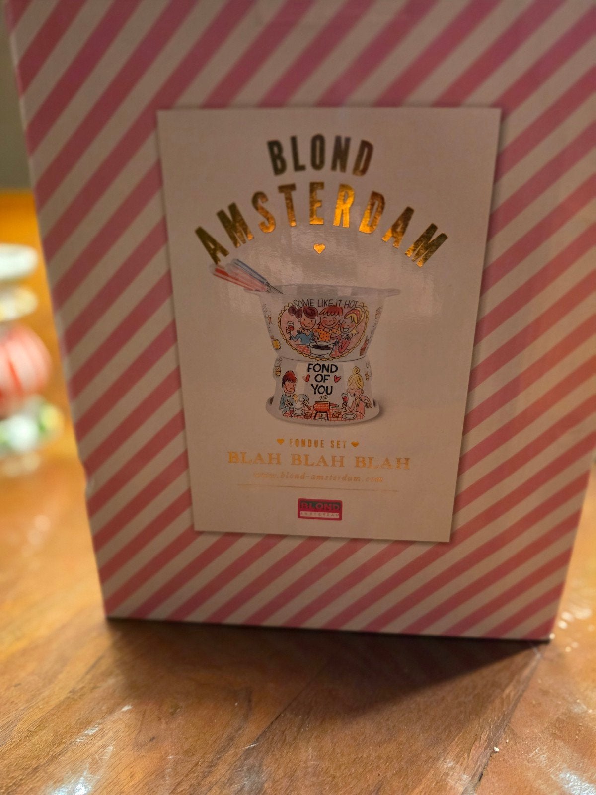 nieuw fondue set blond amsterdam, Ophalen of Verzenden, Nieuw, Brander, Fondueset