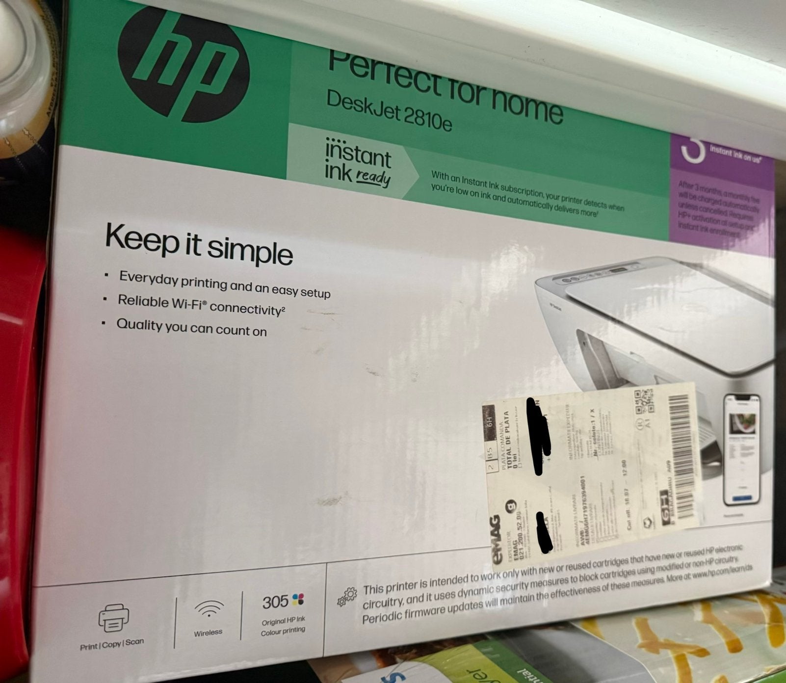 HP printer 2810e, Ophalen of Verzenden, Zo goed als nieuw