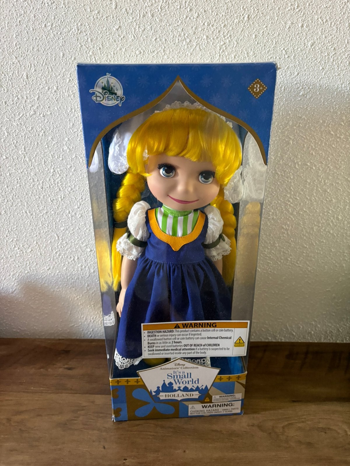 Disney animator doll snall world holland, Ophalen of Verzenden, Zo goed als nieuw, Pop
