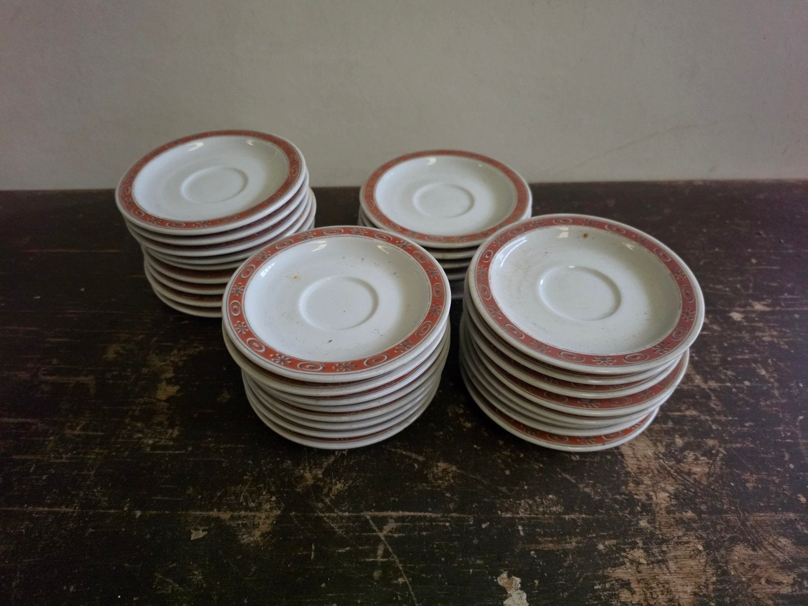 31 stuks vintage Mosa schotels 14cm doorsnee, Ophalen of Verzenden