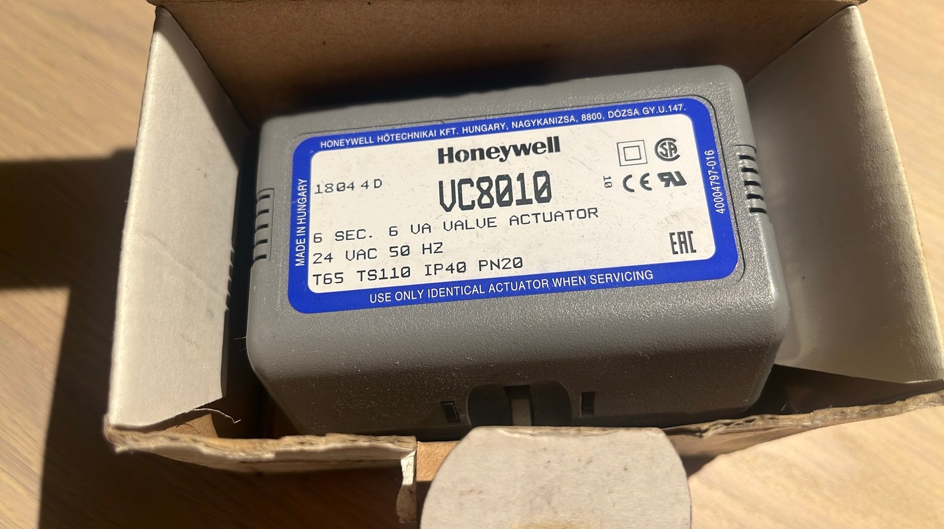 Honeywell driewegklepmotor VC8010, Minder dan 30 cm, Overige typen, Nieuw, Minder dan 60 cm