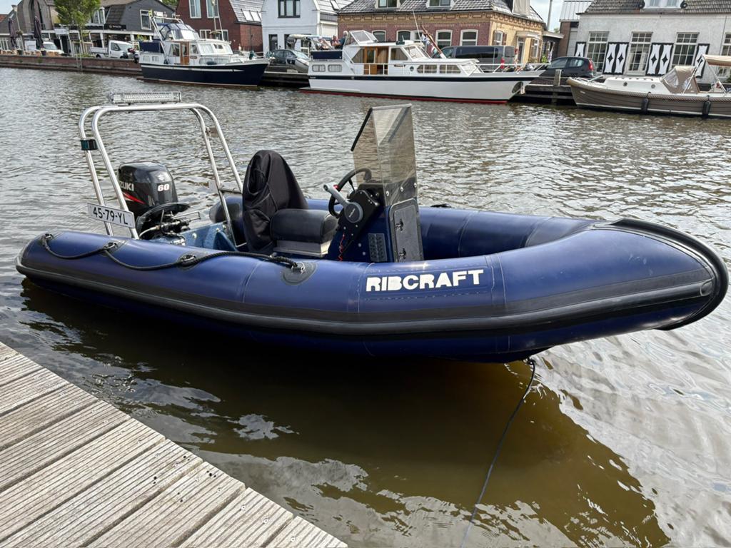 Ribcraft 4.20, 60PK Suzuki EFI, Watersport en Boten, Rubberboten, Gebruikt, Overige merken, Polyester/glasvezel, Afdekzeil, Brandstoftank