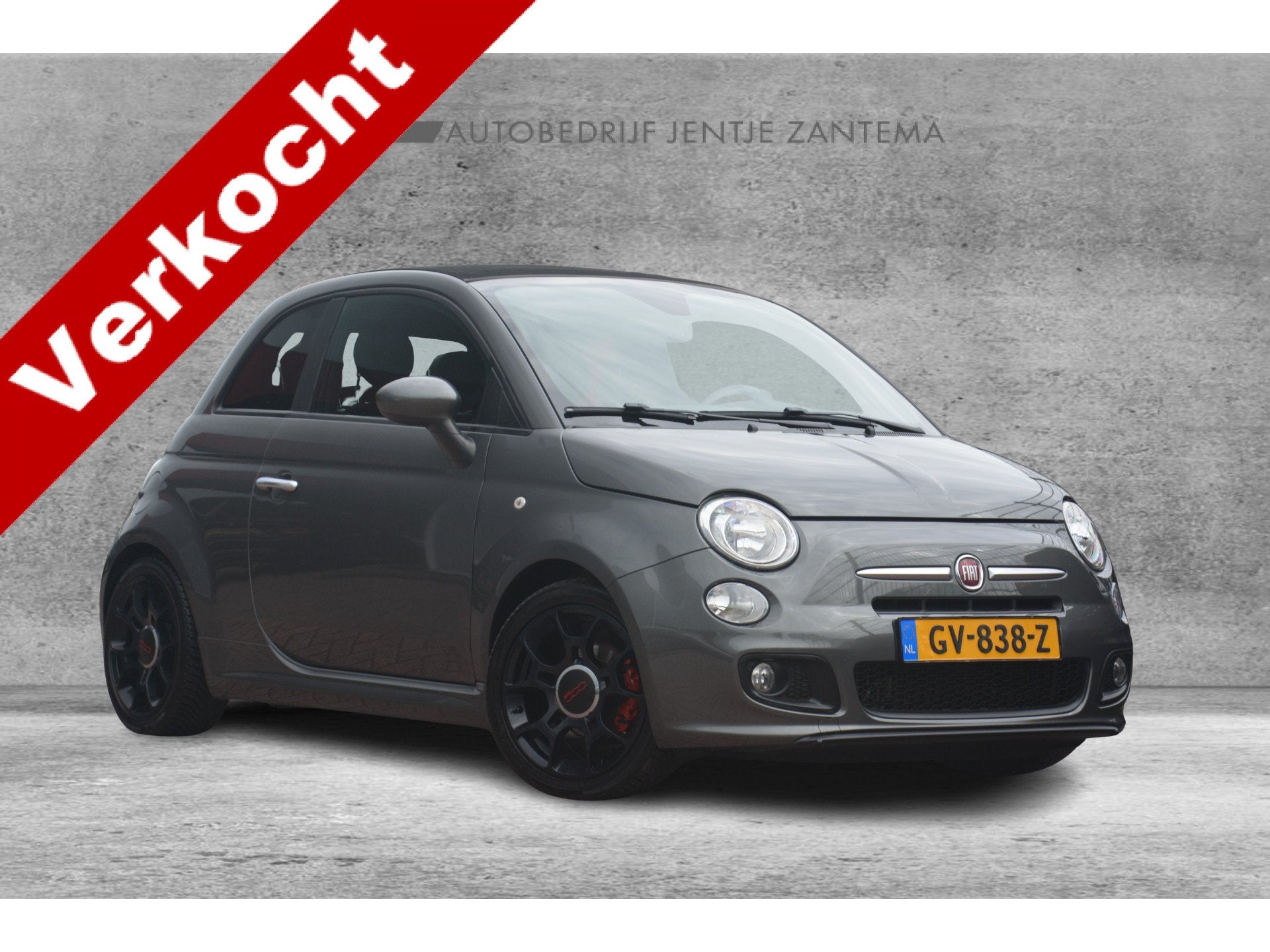 Fiat 500C 0.9 TwinAir Turbo 500S | Leer | Parkeersensoren |, Cabriolet, Bedrijf, Handgeschakeld, 26 km/l