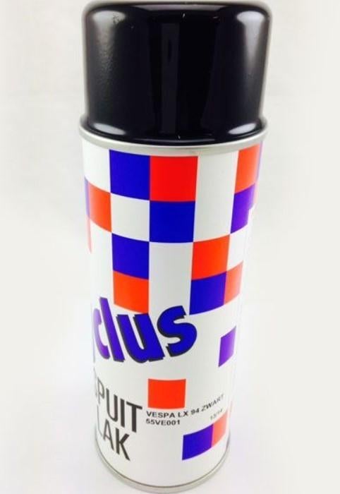 Spuitlak 400Ml Spuitbus Zwart Lucido 94 Piaggio 55Ve001, Ophalen of Verzenden