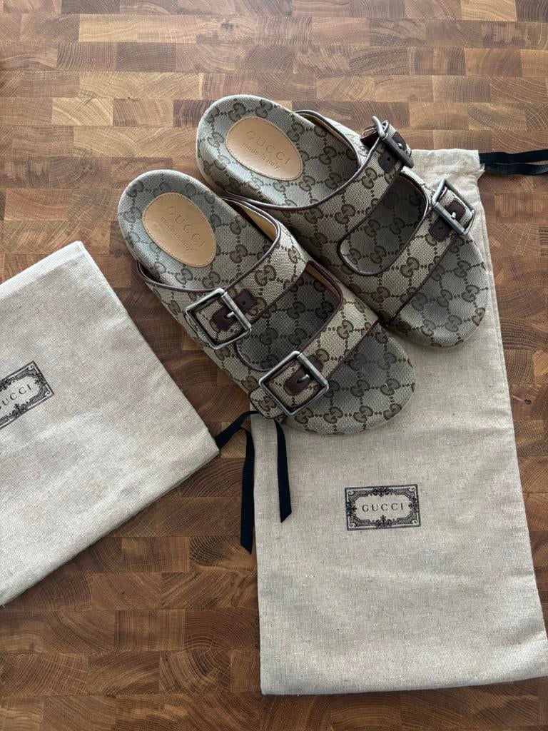 Gucci Slippers, Kleding | Heren, Slippers, Bruin, Ophalen of Verzenden, Gedragen