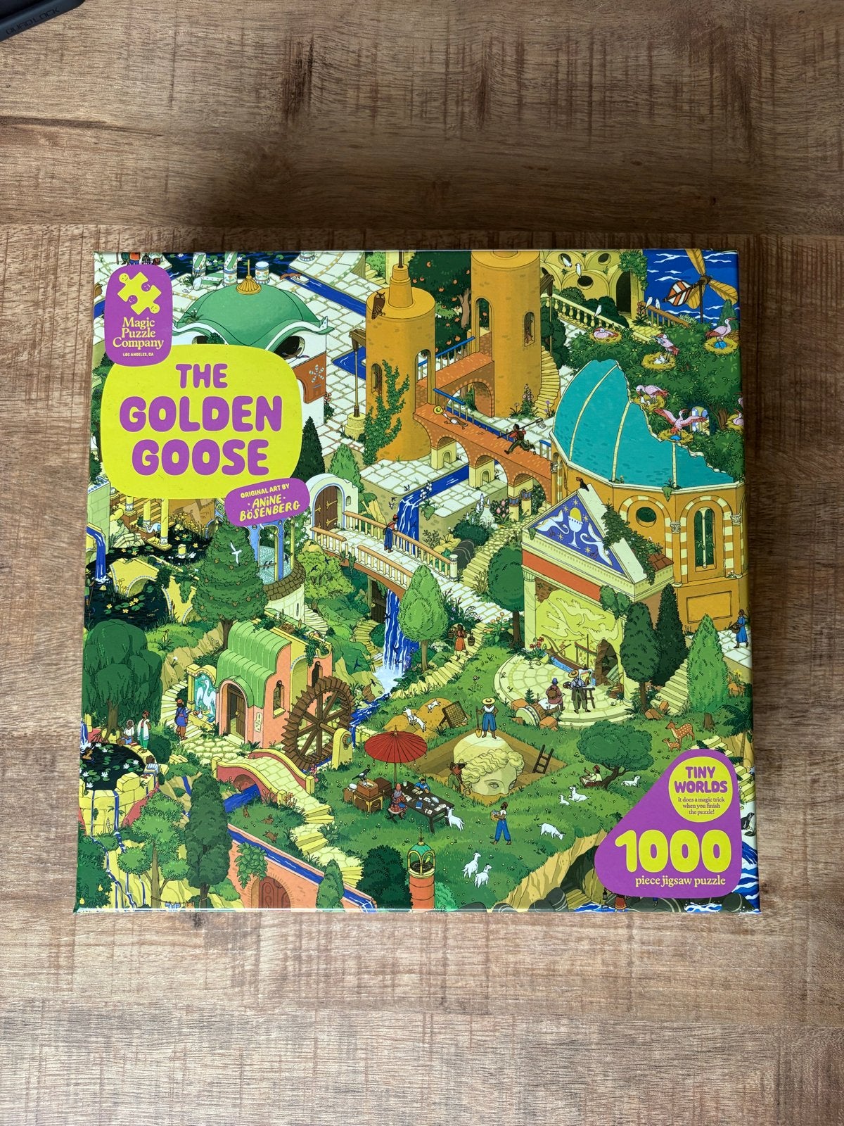 Magic Puzzle Company The Golden Goose 1000 stukjes (mist 1), Ophalen of Verzenden, 500 t/m 1500 stukjes, Gebruikt, Legpuzzel