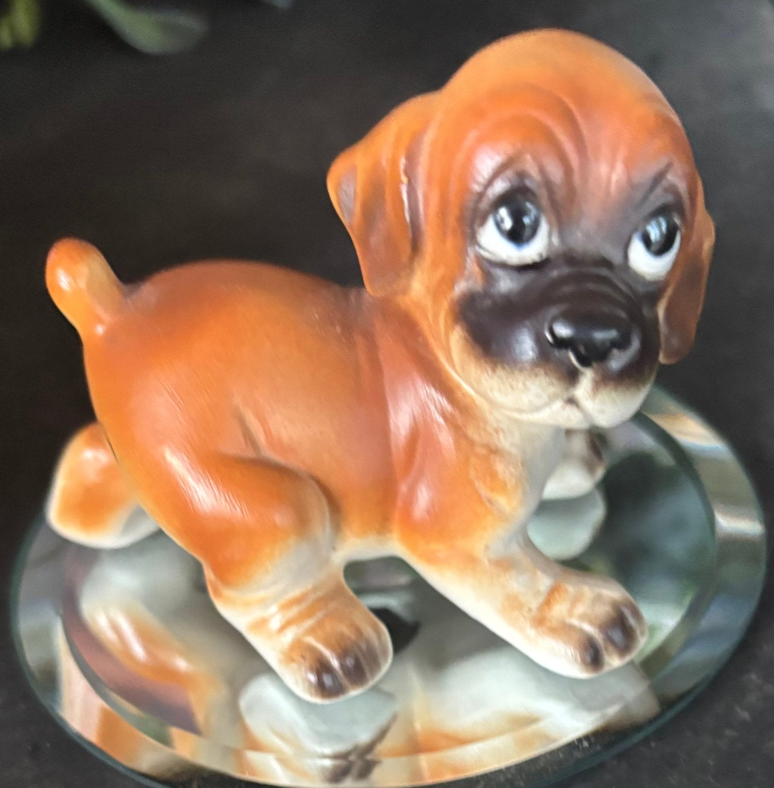 Jaren 60, Mid Century Boxerpuppy beeldje, perfecte staat, Ophalen of Verzenden, Zo goed als nieuw, Dier
