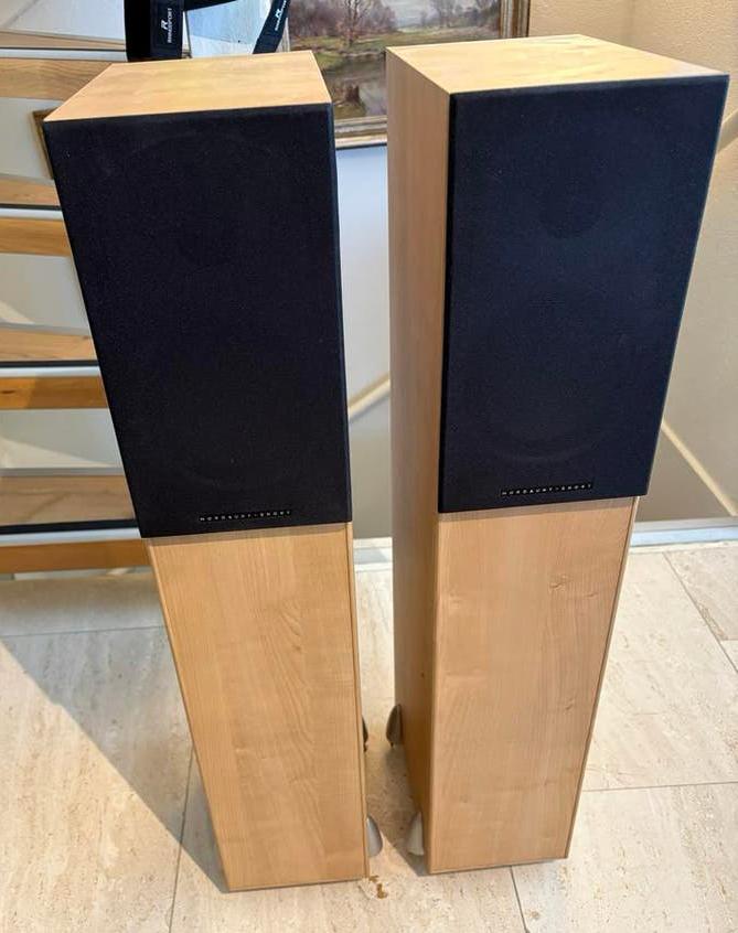 Mordaunt-Short 904i Vloerstaande Luidsprekers (ZGAN), Zo goed als nieuw, 60 tot 120 watt, Front, Rear of Stereo speakers, Ophalen