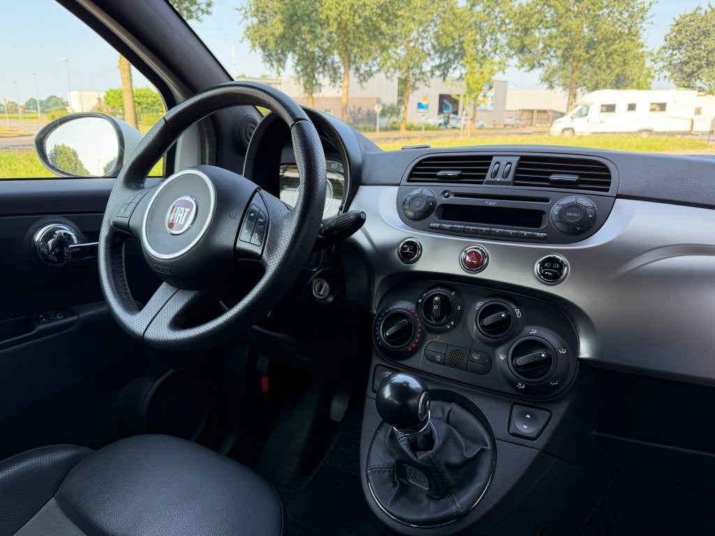 Fiat 500 0.9 85pk TwinAir Turbo Lounge 2012 Wit | Airco, Auto's, Voorwielaandrijving, Euro 5, Elektrische ramen, 31 €/maand