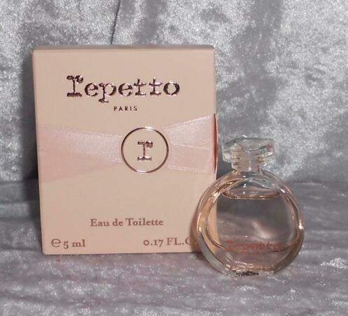 Parfum miniatuur - Repetto edt + doosje, Ophalen of Verzenden, Zo goed als nieuw, Miniatuur, Gevuld