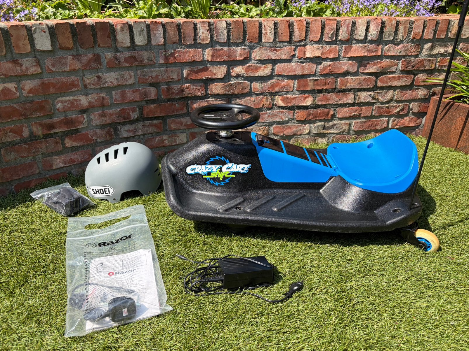 Razor Crazy Cart Shift 2.0 Blauw (electrische drift kart), Ophalen, Zo goed als nieuw