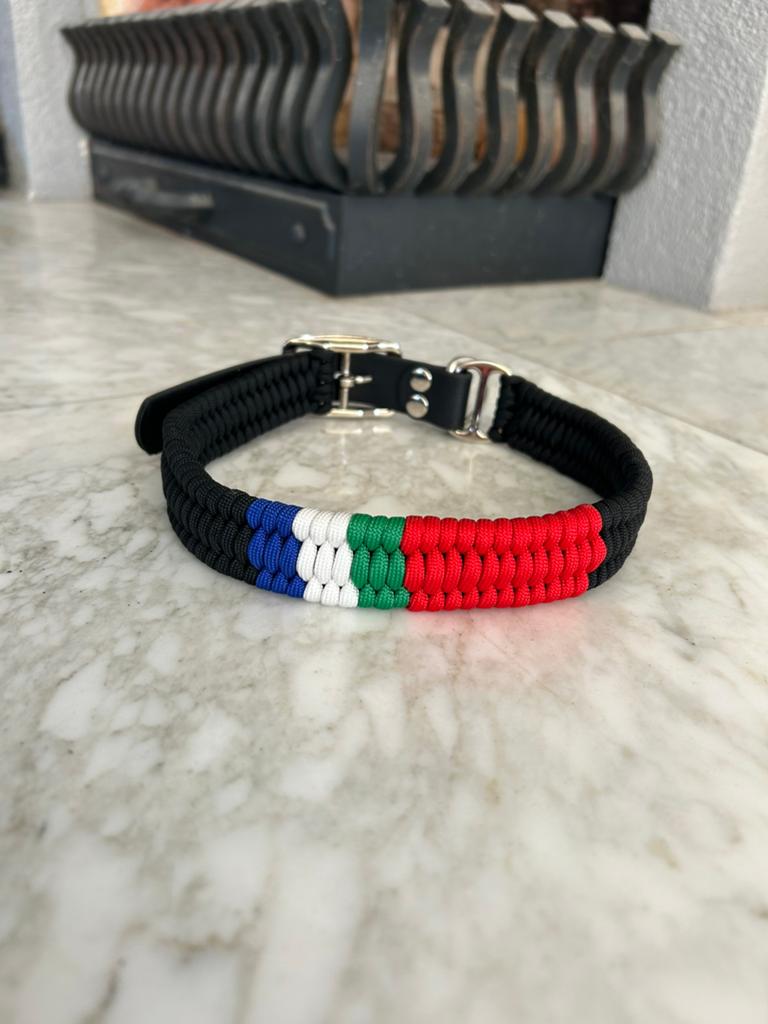 Handmade Verstelbare Maluku hondenhalsband paracord, Ophalen of Verzenden, Handgemaakt, Nieuw