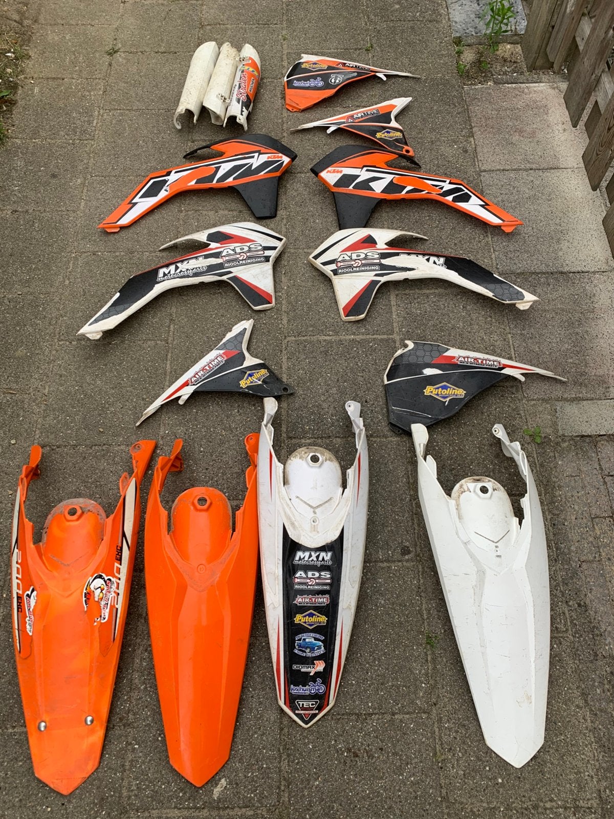 kappenset alles voor €50 ktm exc/sx125/150/200/250/300/450, Ophalen