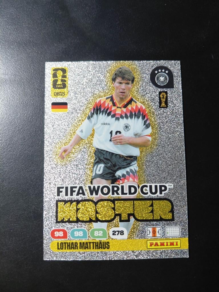 Lothar matthaus (fifa world cup master) panini wk 2026, Ophalen of Verzenden, Nieuw, Buitenlandse clubs, Poster, Plaatje of Sticker