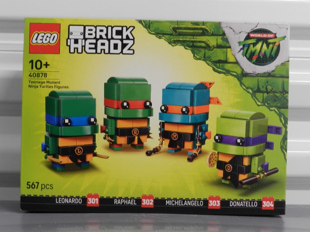 LEGO BRICK-HEADZ Teenage Mutant Ninja Turtles figuren (40878, Kinderen en Baby's, Speelgoed | Duplo en Lego, BrickHeadz, Lego