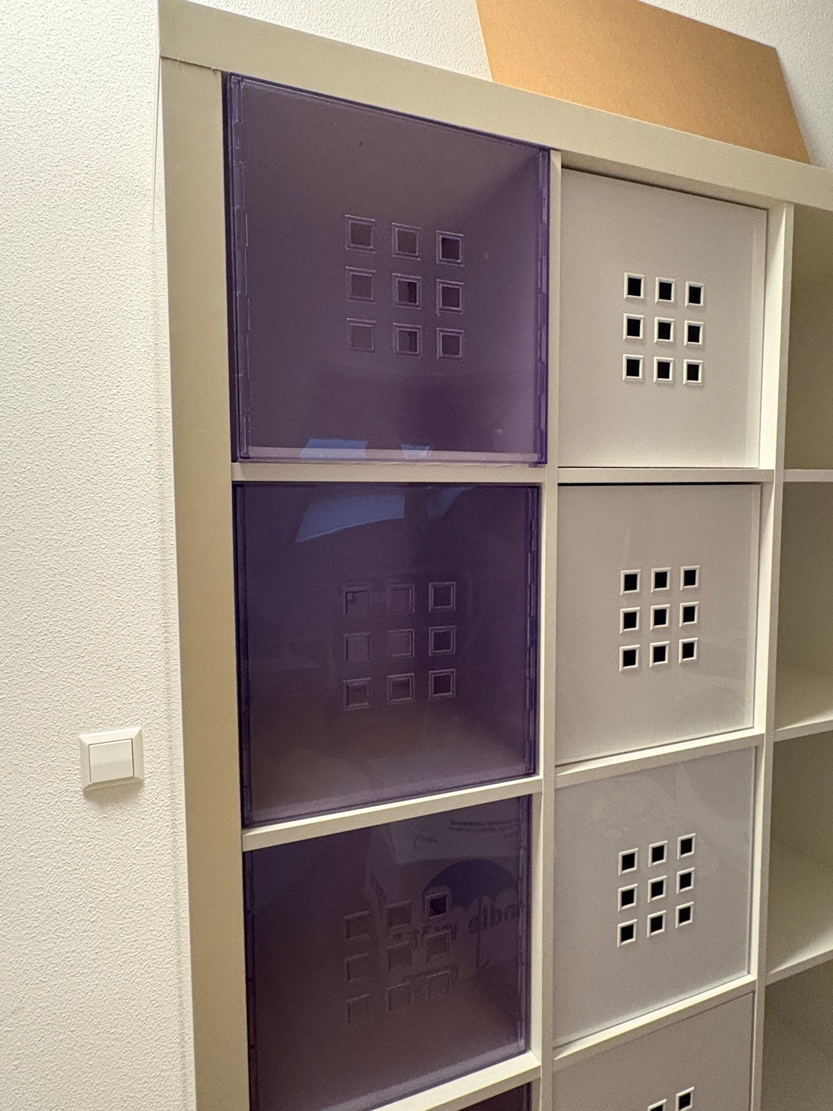 IKEA Lekman opbergbox paars 5 stuks, Ophalen, Gebruikt