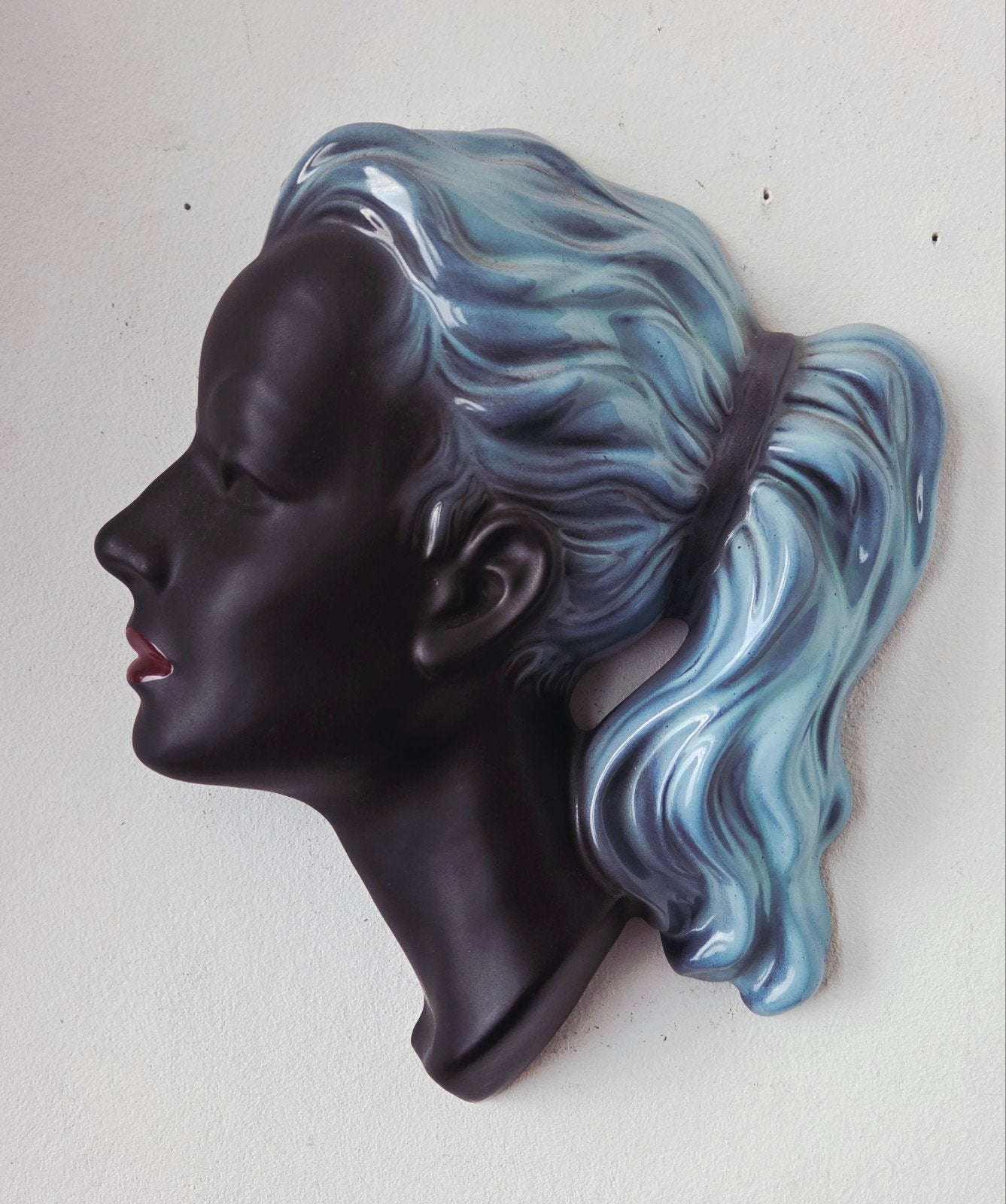 Wandmasker Cortendorf jaren 60 27 cm, Ophalen of Verzenden, Zo goed als nieuw
