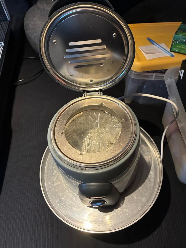 Germatic Mini Friteuse / Fondue MFT-1 - Zo goed als nieuw, Minder dan 1 liter, Ophalen of Verzenden, Zo goed als nieuw, Uitneembare binnenpan