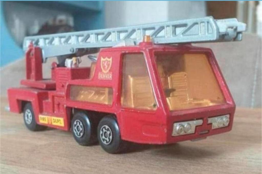 Matchbox Superkings K-9 Fire Tender – Lesney 1972, Ophalen of Verzenden, Zo goed als nieuw, Bus of Vrachtwagen, Matchbox