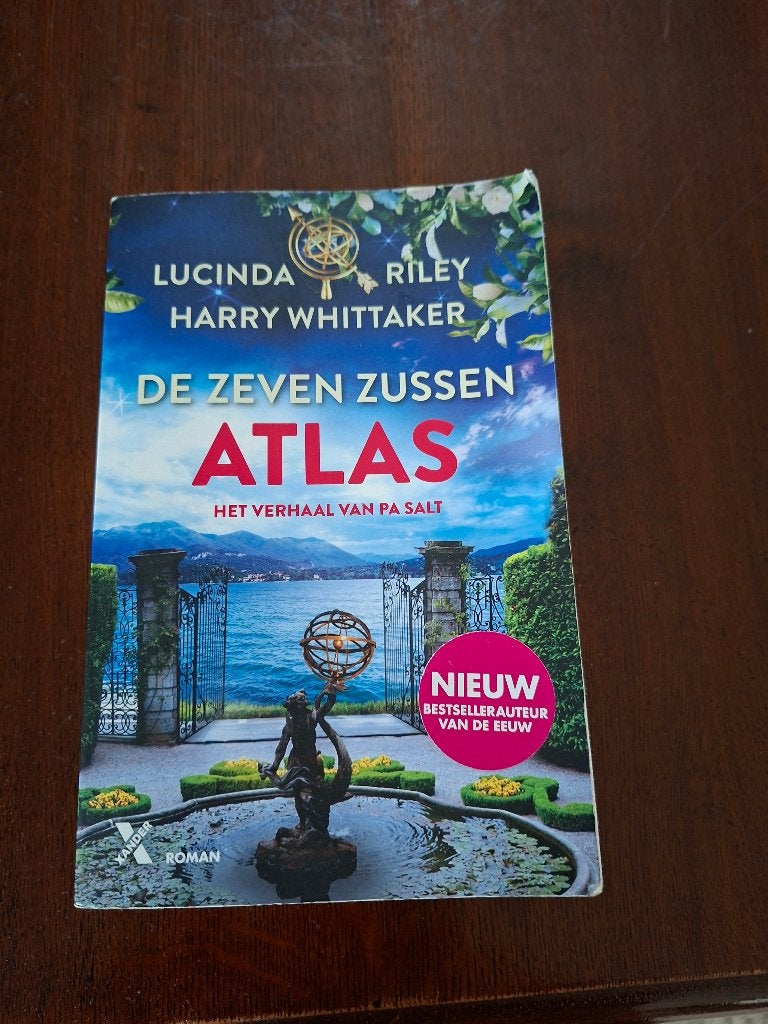 Lucinda Riley. ,,Atlas,, laatste deel van de zeven zussen, Boeken, Romans, Ophalen of Verzenden, Gelezen, Lucinda Riley, Europa overig