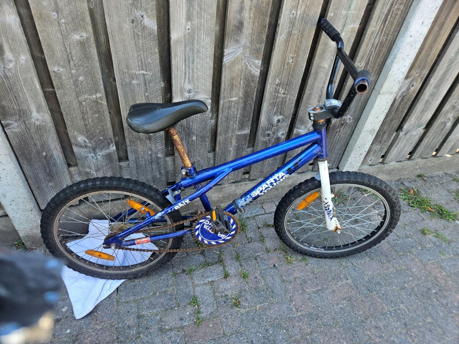 Sparta Young BMX fiets - Blauw, 20 inch, Sparta, Staal, Velgrem, V-brakes