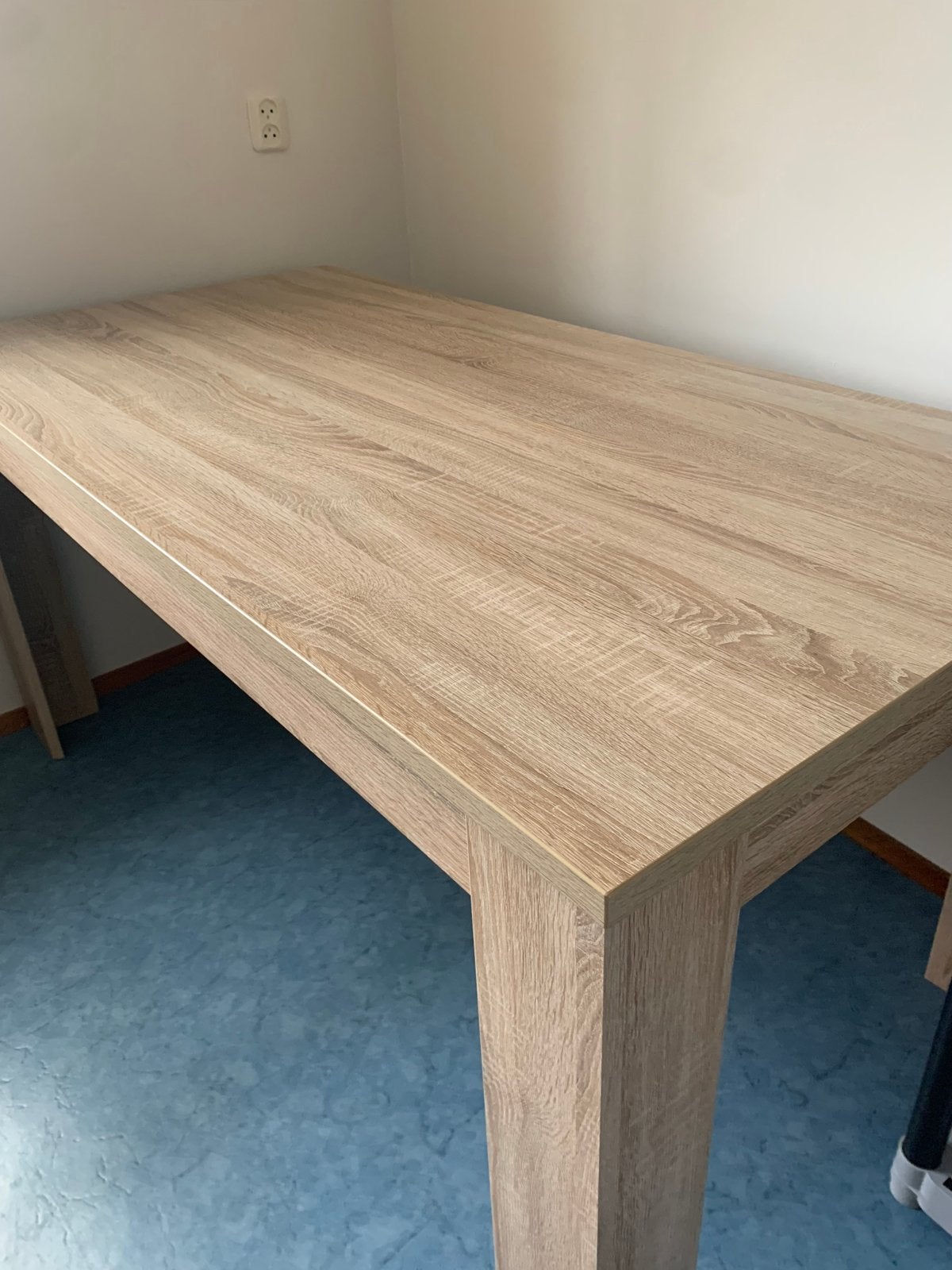 JYSK Eettafel VEDDE wild eiken 90x160 cm, Ophalen, Gebruikt, 50 tot 100 cm, Vijf personen of meer
