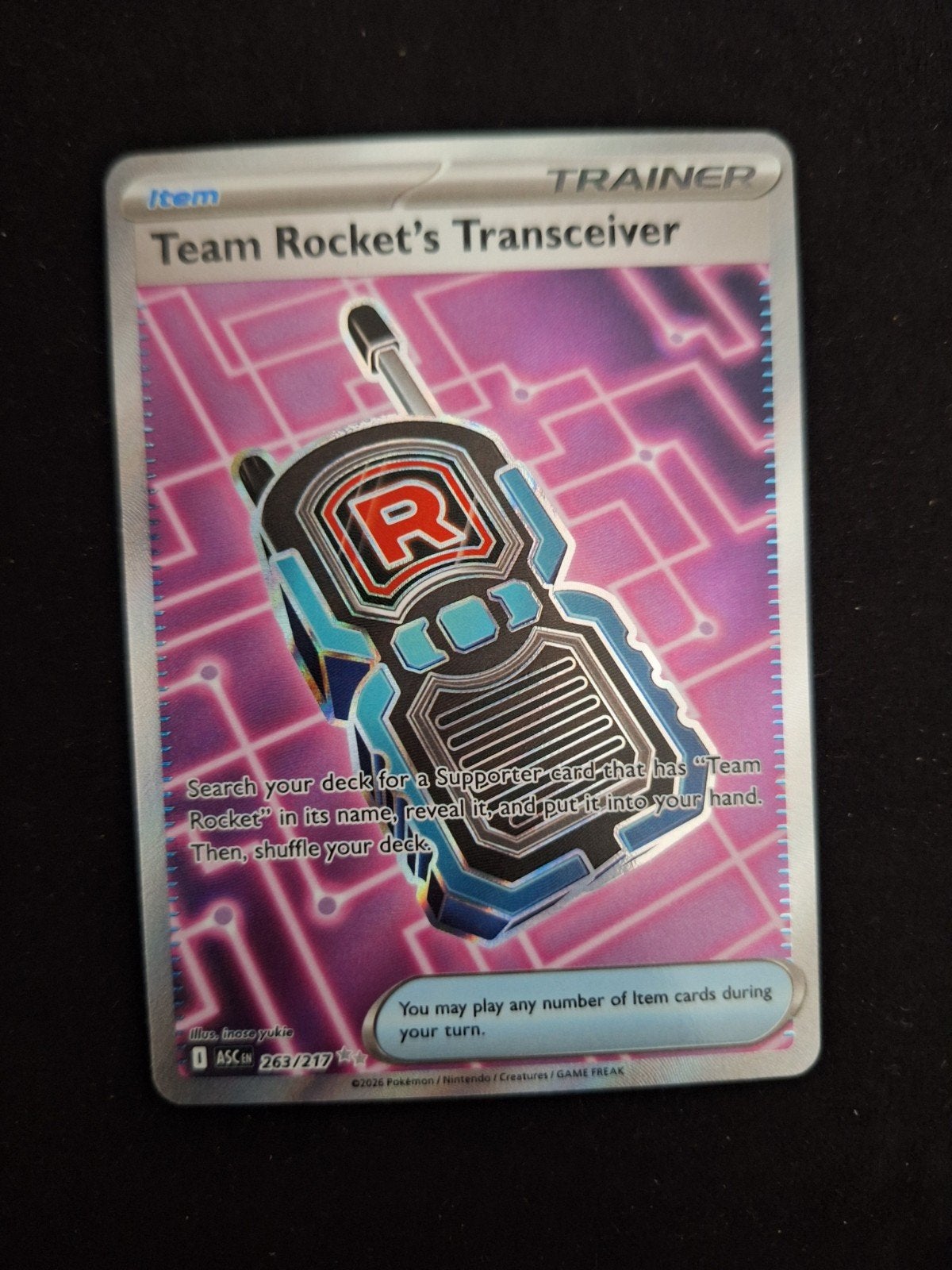 Team rocket's transceiver #263, Ophalen of Verzenden