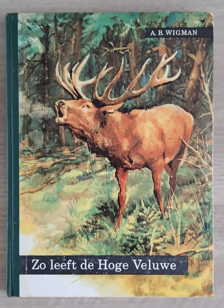 Zo leeft de Hoge Veluwe, plaatjesalbum, 1960, compleet, Boeken, Verzenden, Gelezen, A.B. Wigman, Plaatjesalbum