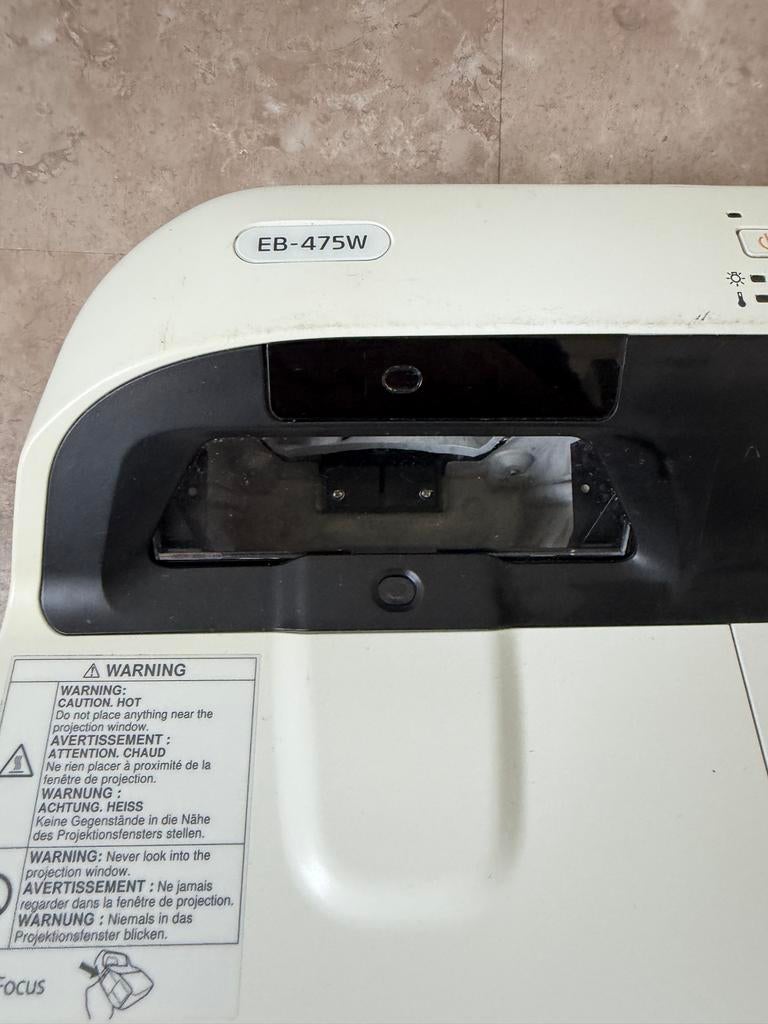 Epson EB-475W Projector - Gebruikt, Ophalen of Verzenden, Zo goed als nieuw