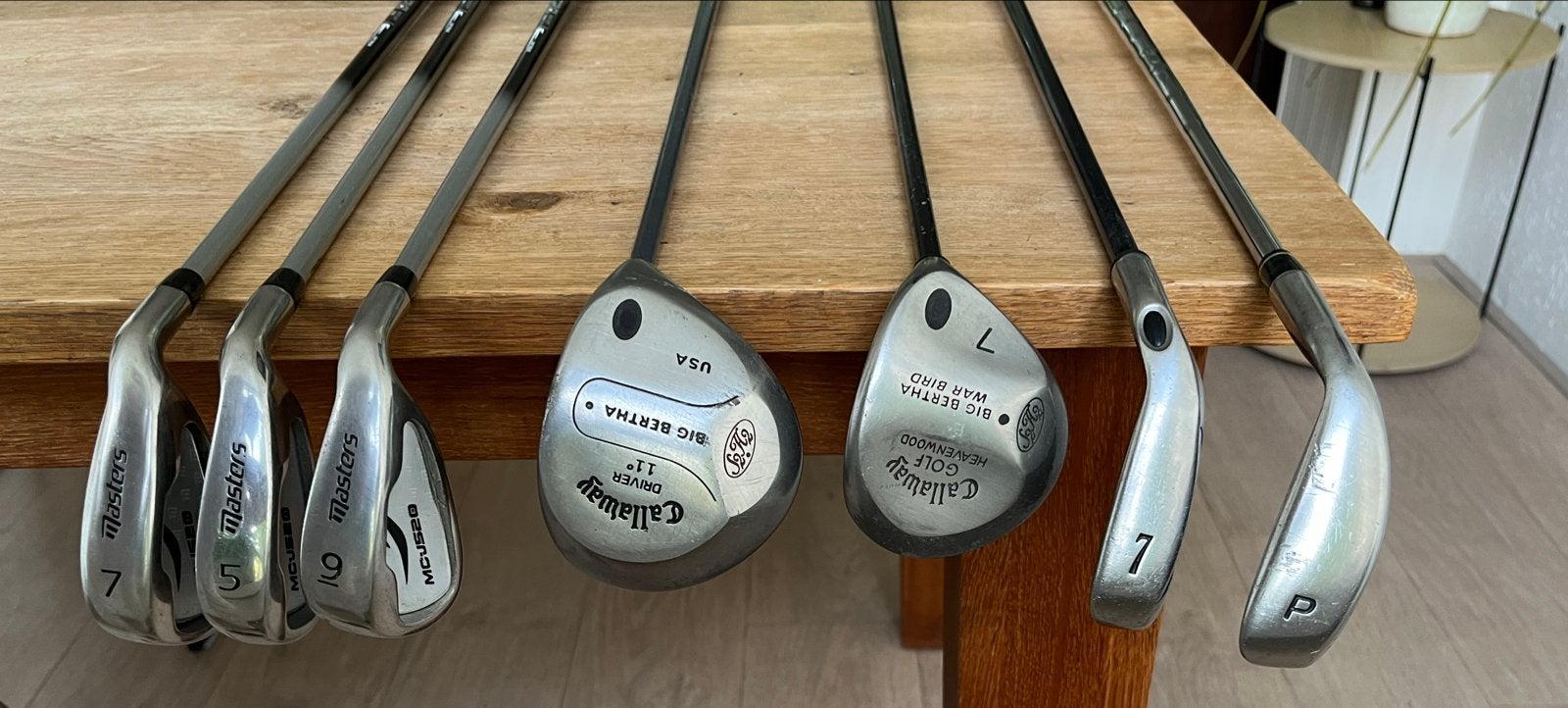 Foto 10 van Complete golfset: Wilson clubs, Callaway, Nike, Cobra driver