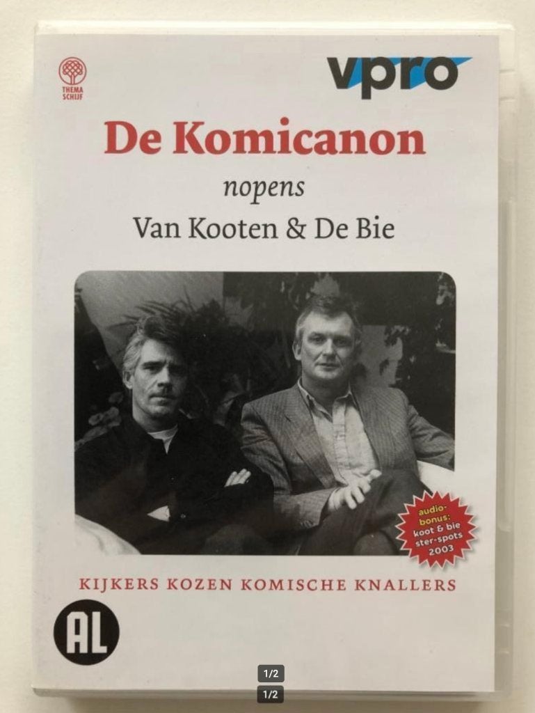 Van Kooten En De Bie - Komicanon, Alle leeftijden, Verzenden, Zo goed als nieuw, Tv-programma of Sketches