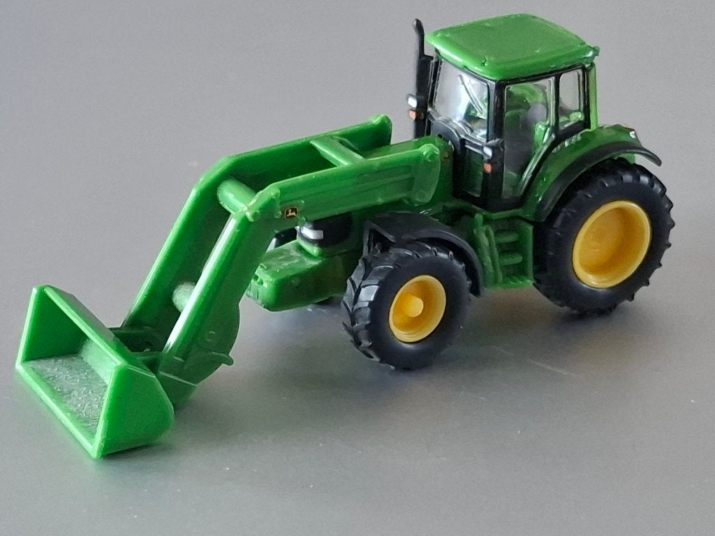 1:87 John Deere 6920 met voorlader Siku € 3, Hobby en Vrije tijd, Modelauto's | 1:87, Verzenden, Zo goed als nieuw, Hijskraan, Tractor of Landbouw