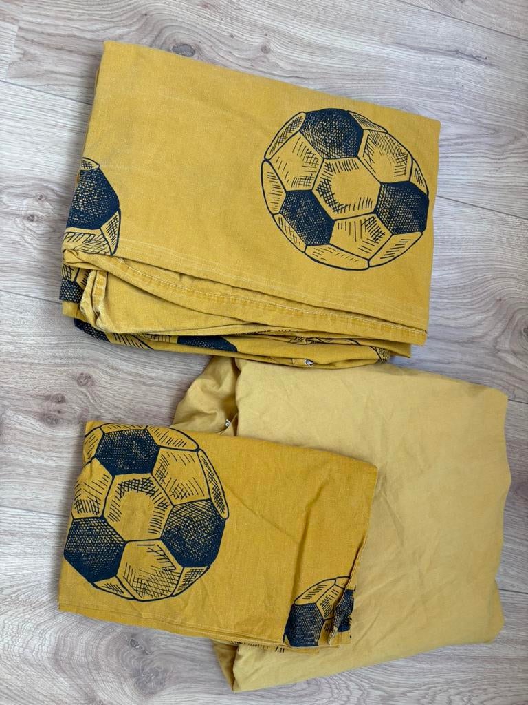 Dekbed overtrek peuterbed voetbal, Kinderen en Baby's, Kinderkamer | Beddengoed, Ophalen, Gebruikt