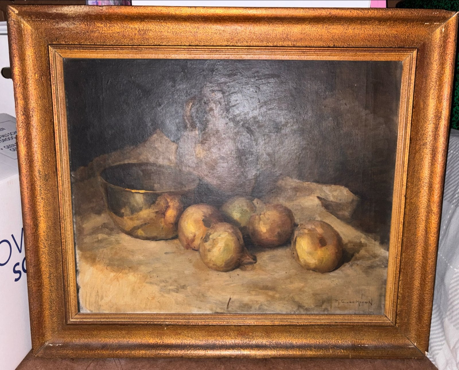 Olieverf Schilderij Stilleven HC van Mourik, Antiek en Kunst, Kunst | Schilderijen | Klassiek, Ophalen