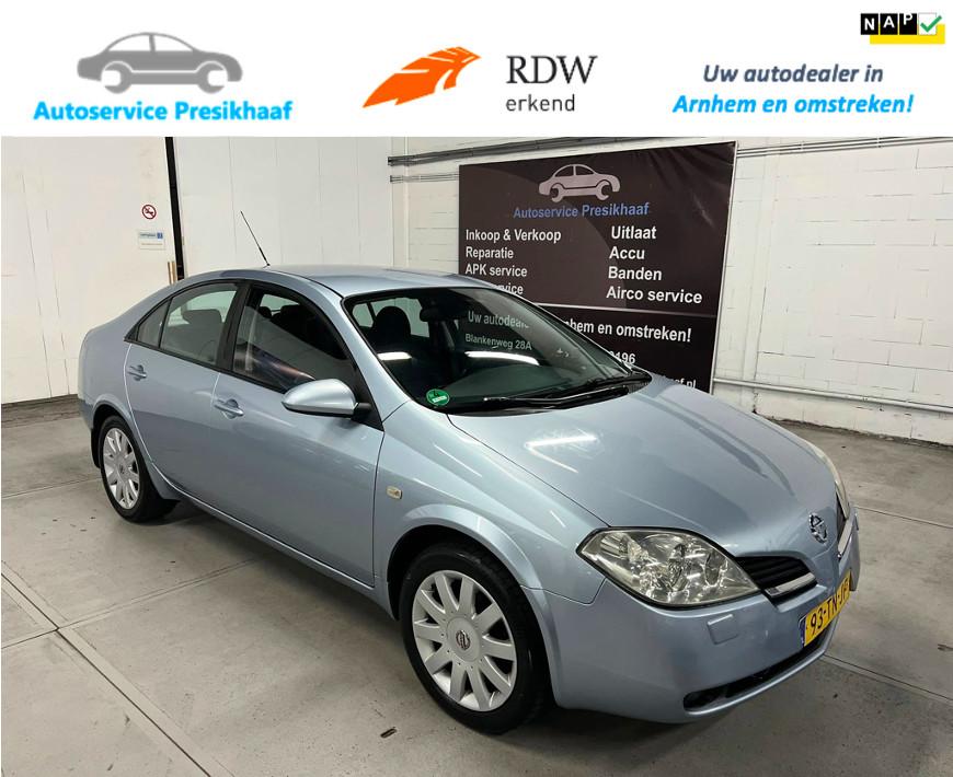 Nissan Primera 2.0 Acenta CAMERA / NAVIGATIE / TREKHAAK, Voorwielaandrijving, 1998 cc, Gebruikt, 4 cilinders